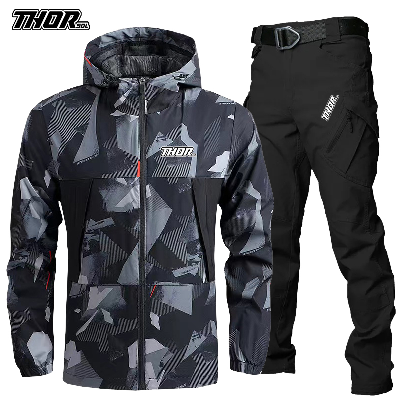 THORSOL Men Cycling Jersey Set - Mountain Biking Jerseys Men ulasan dan harga