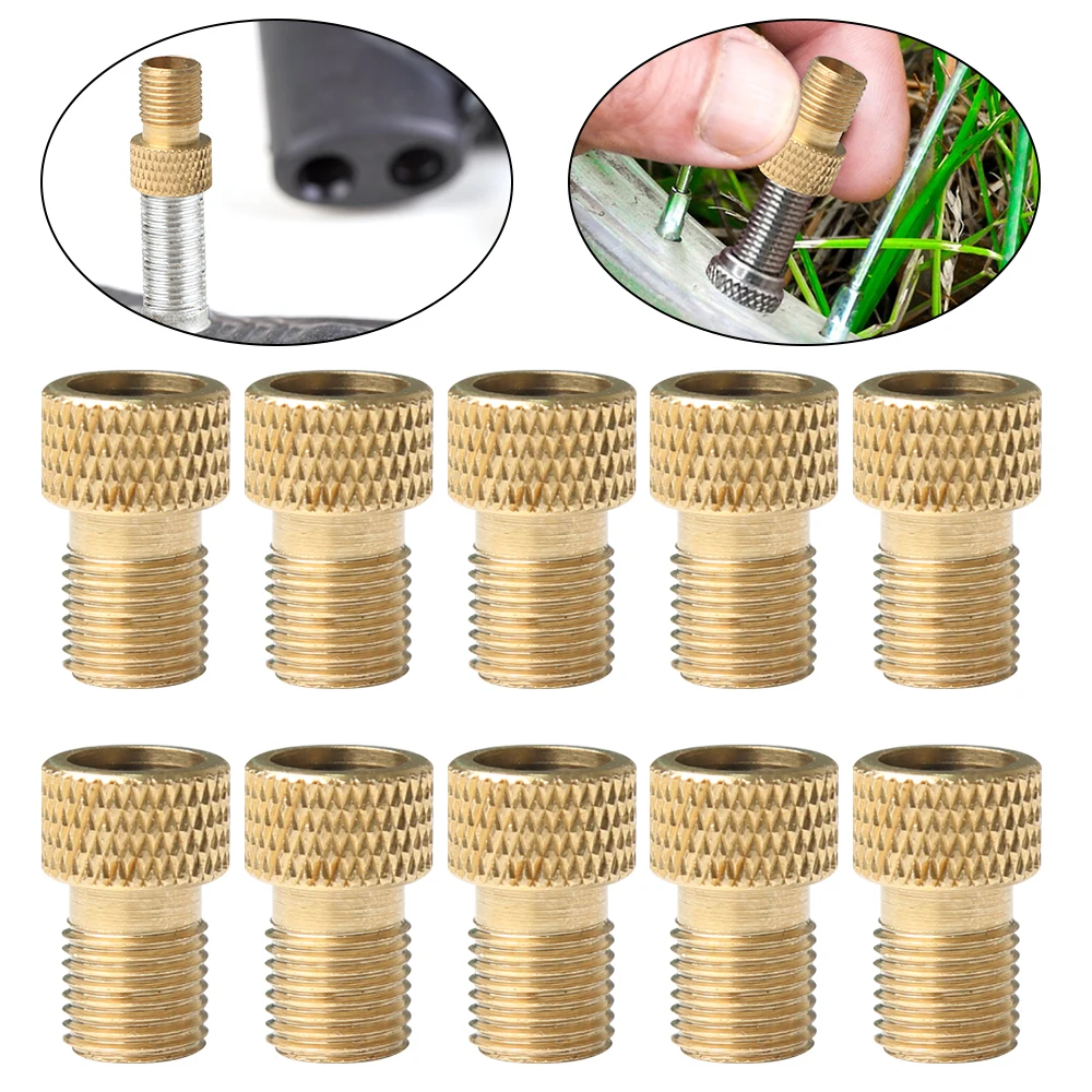 10PCS bicycle valve adapter ca - Mountain Biking In French ulasan dan harga