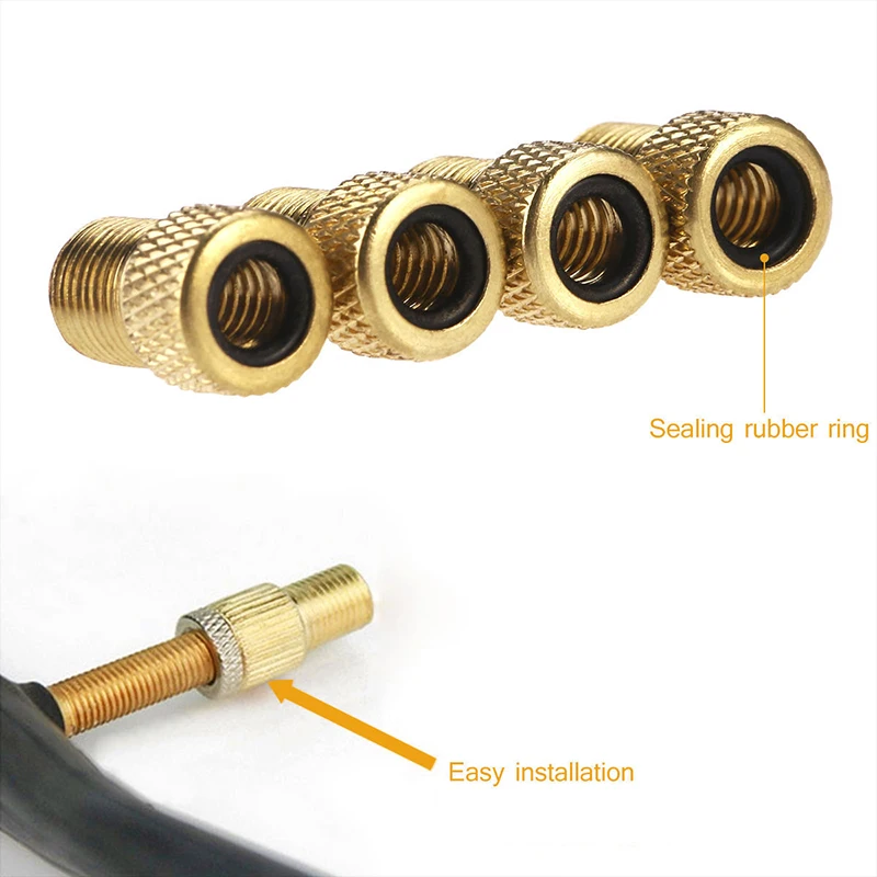 10PCS bicycle valve adapter ca - Mountain Biking In French ulasan dan harga
