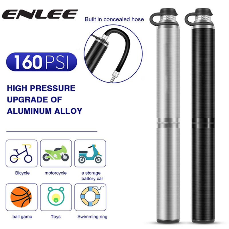 ENLEE Bicycle Pump Portable Pu - Mountain Biking In French ulasan dan harga
