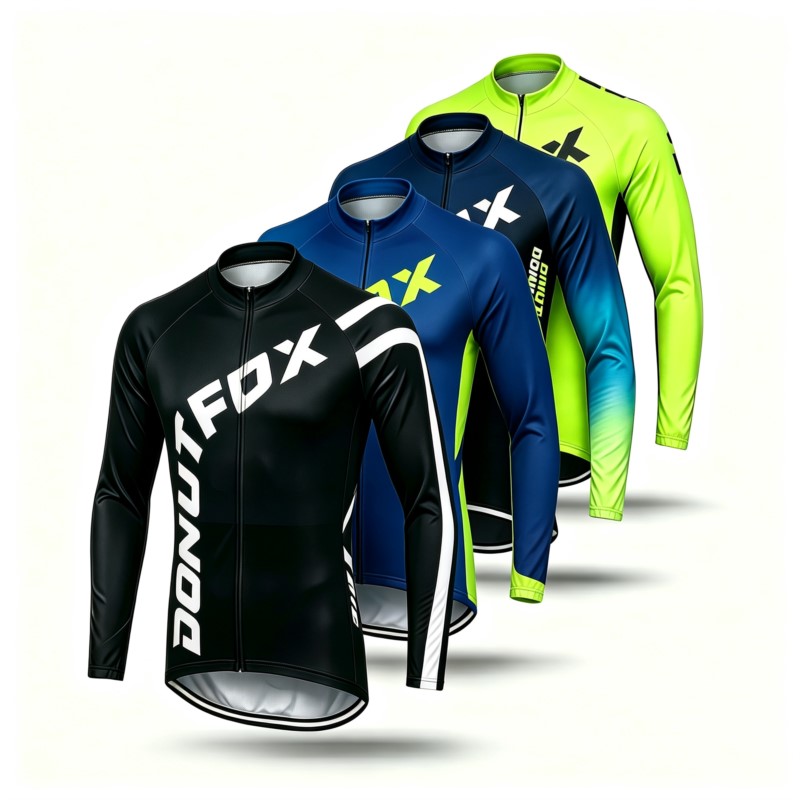 Men Long Sleeve MTB Jersey & C - Mountain Biking Jerseys Men ulasan dan harga