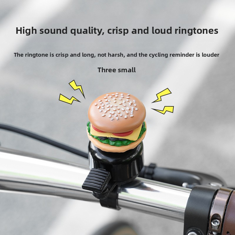 Bicycle Bell Horn Burger Frenc - Mountain Biking In French ulasan dan harga