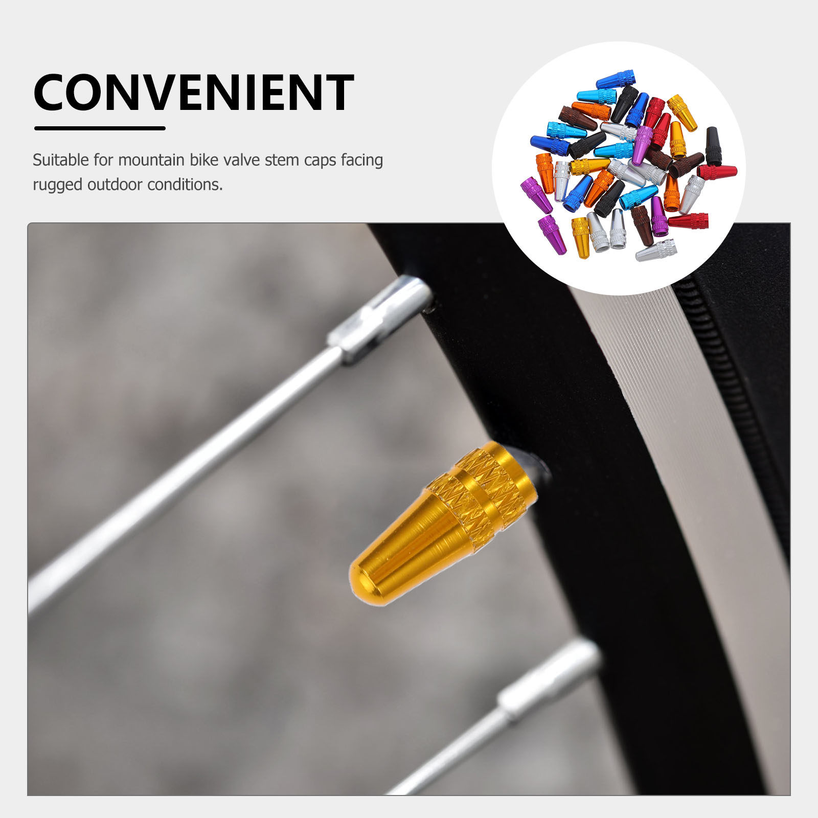 40Pcs French Valve Bike Caps D - Mountain Biking In French ulasan dan harga