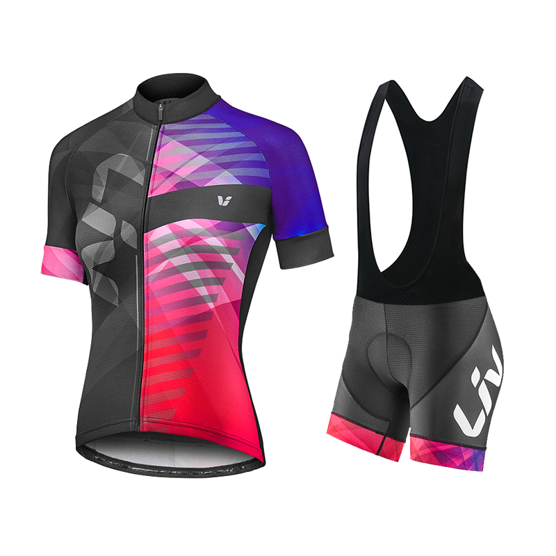 LIV Summer Cycling Jersey Bib  - Mountain Biking Jersey ulasan dan harga